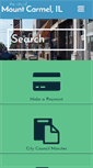 Mobile Screenshot of cityofmtcarmel.com